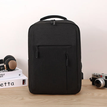 Premium Grey Fashion Backpack Spacious Durable Travel-Friendly – Free Your Hands for Daily Commute